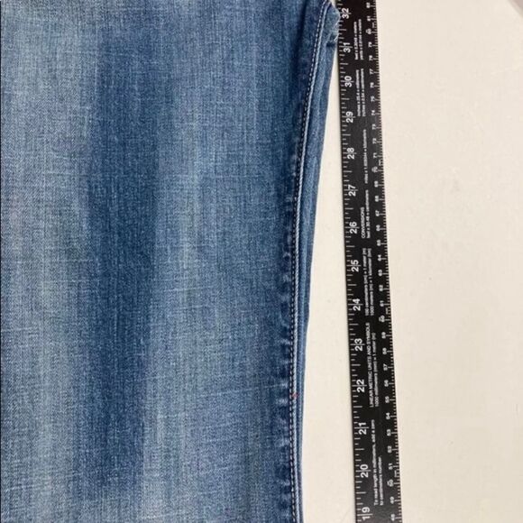 REROCK FOR EXPRESS, BootCut Size 8, Jeans Embroidered, pockets, distressed. - Picture 11 of 14